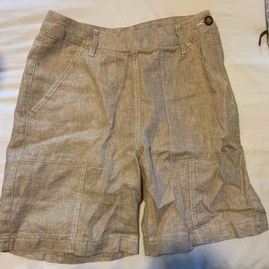 Poetry 100% Linen high waisted Shorts NWT size 6